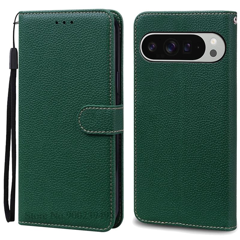 For Google Pixel 9 Pro Case Wallet Flip Leather Cover For Google Pixel 9 Pro XL Case Coque Fundas Wallet Pouch Bags