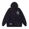 855 CHROME HEARTS 2025 Herbst und Winter Neues Übergrößen-Kapuzensweatshirt im klassischen Stil mit Logo, geeignet für Paare
