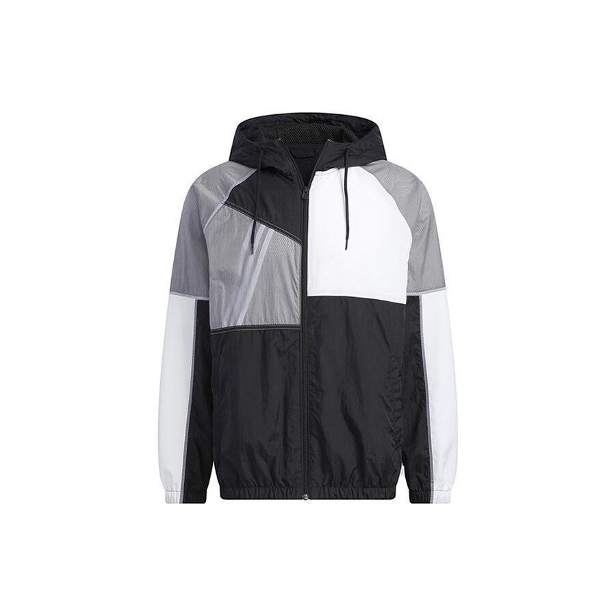 adidas Neo Vibe Collective Windbreaker Jackets Black Men s IA6742 XL