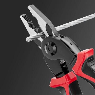 Interchangeable Plier Heads Steel Wire Pliers, Wire Stripper, Cable Clamp, Crimping Pliers 5-in-1 Multi-functional Pliers Set