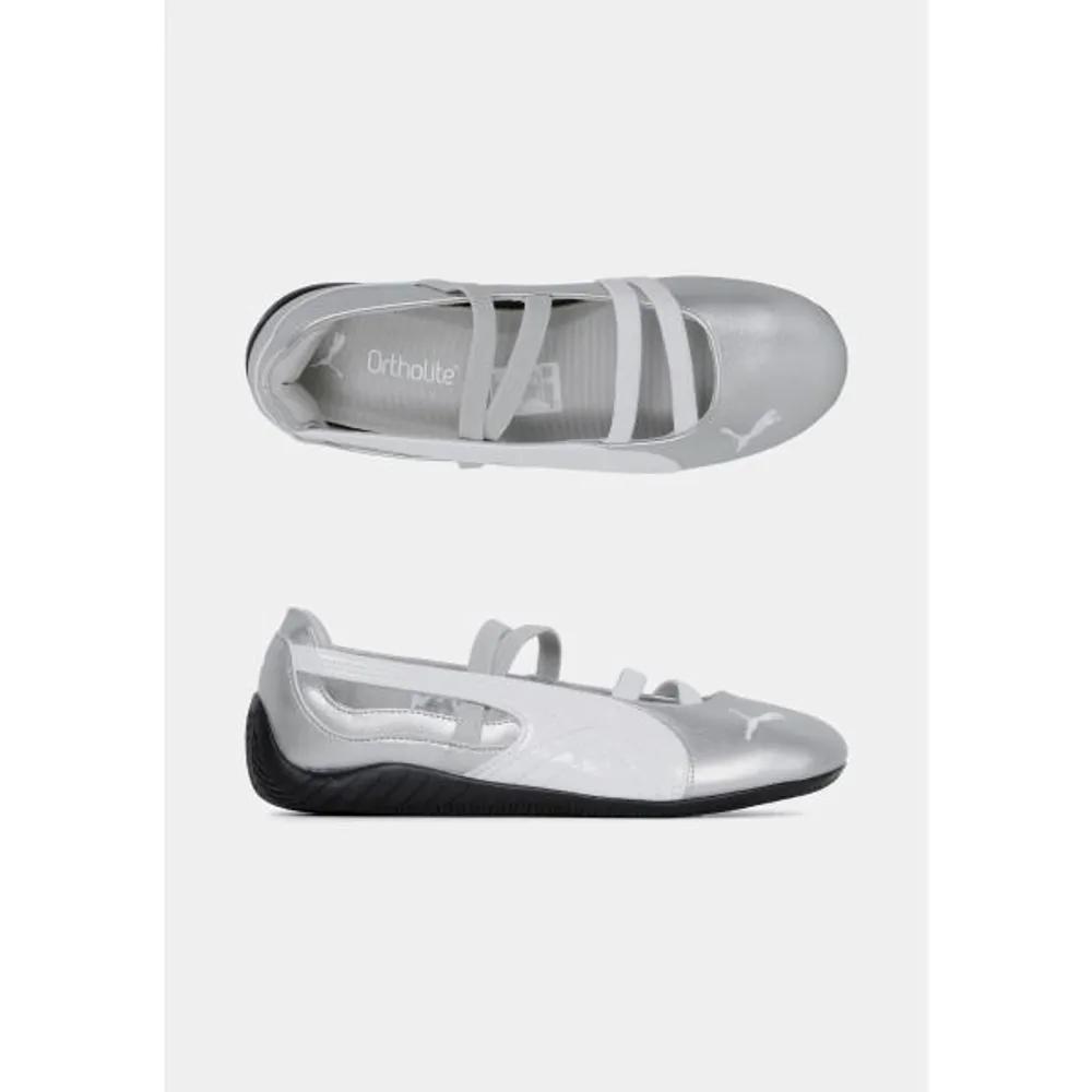 Puma Puma Silver White Speedcat Ballet Metallic Sneakers 401581 01