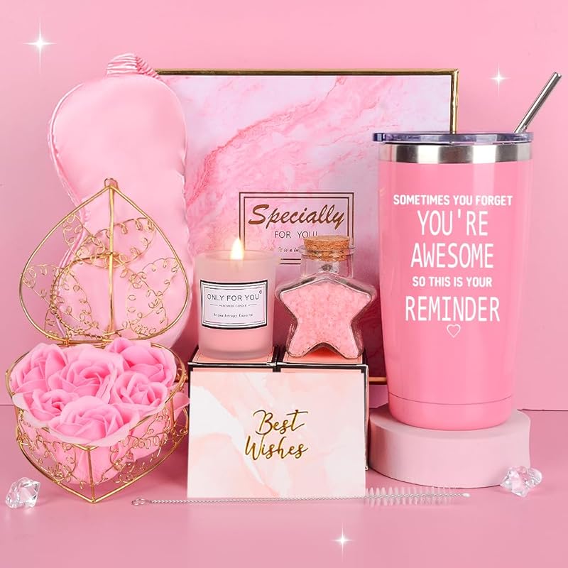 Birthday Gifts for Women, Women Gifts for Christmas, Happy Birthday Gift Basket, Relaxation Gifts for Women, Mom, Her, Best Friend, Sister Gifts,