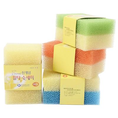 10Pcs Durable Cleaning Sponge Kitchen Bathroom Scouring Pad Dishwashing Sponge Pad Multi Purpose Cleaning Brush Household