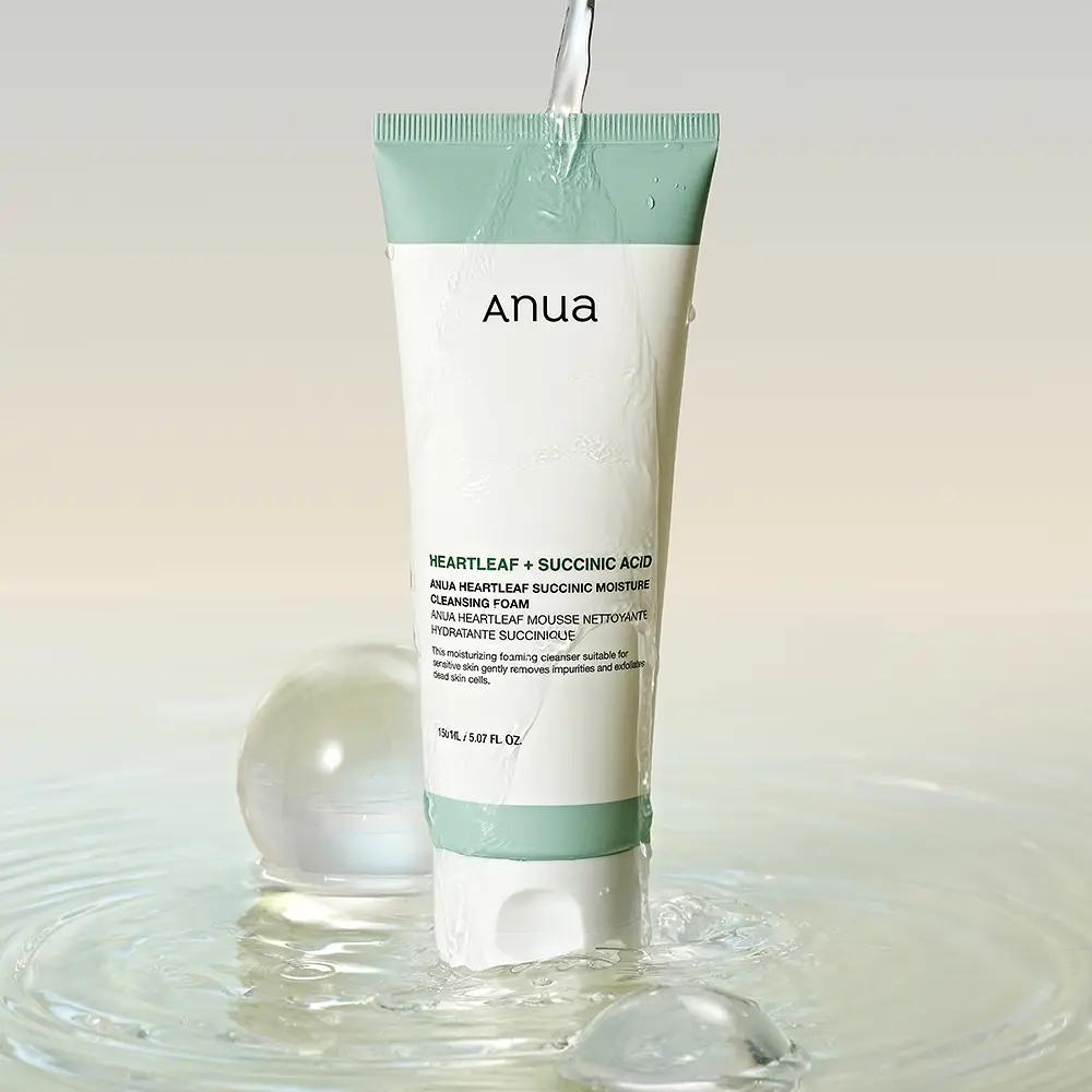 Anua Heartleaf Succinic Moisture Cleansing Foam 150 Ml