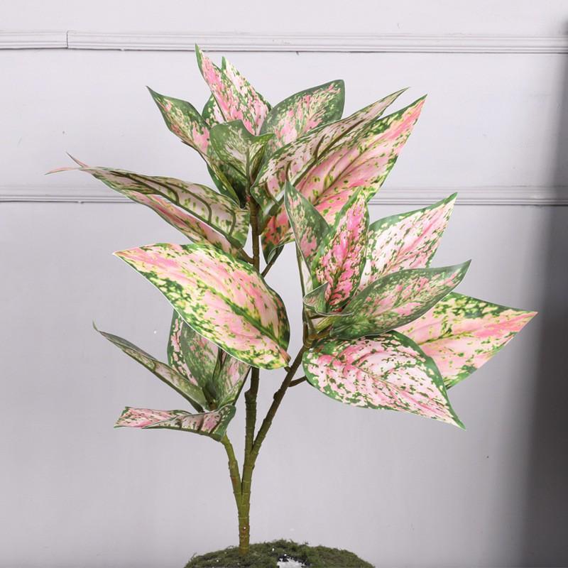 

Simulation color single dill leaves, indoor coffee table, garden decoration handle bundle of plants