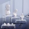 1Set Acrylic Display Stand Multifunctional Transparently Mini Model Storage Rack for Perfume Doll Jewelry Decor Organzier