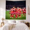 Bayern Munich Custom Your Name Wall Decor Tapestry Art For Pet Memorial Birthdaywedding Party Backdrop Family Gift