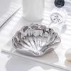 Creative Shell Shaped Soap Dish Box Portable Waterproof Soap Holder Ceramic Drain Rack Home Bathroom Accessories