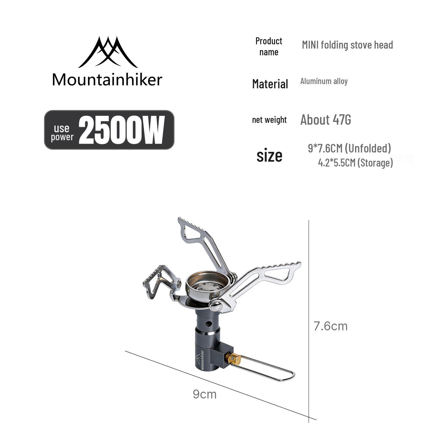 Portable Folding Mini Camping Stove - Compact Outdoor Gas Stove