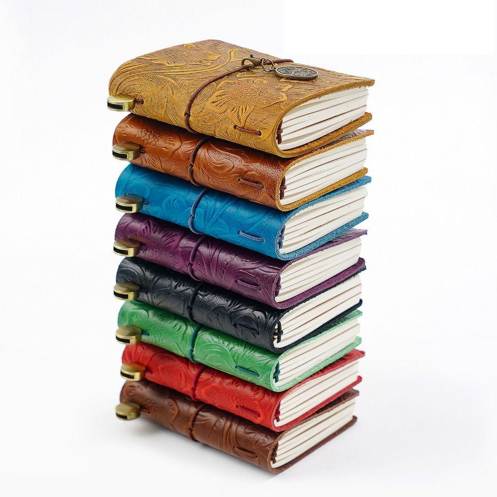 Handmade Sketchbook Mini Pocket Notepad Portable Diary Book Travel Records