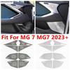Side Car Door Speaker Audio Sound Loudspeaker Frame Cover Trim Stainless Steel Accessories Interior For MG 7 MG7  2024 2025