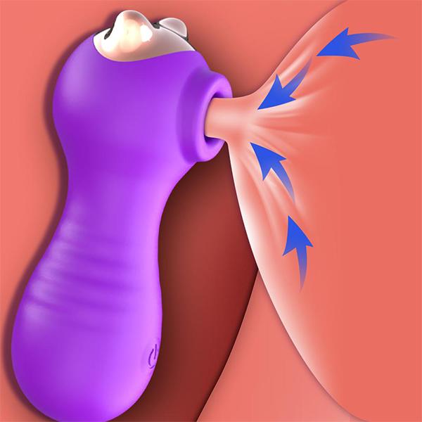 10-Frequenz Saugvibrator Klitoris Nippel Saugnapf weibliche Klitorisstimulator Sexspielzeug