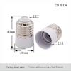 E27 to E14 Adapter: Convert Large to Small Screw Base Lamp Holder