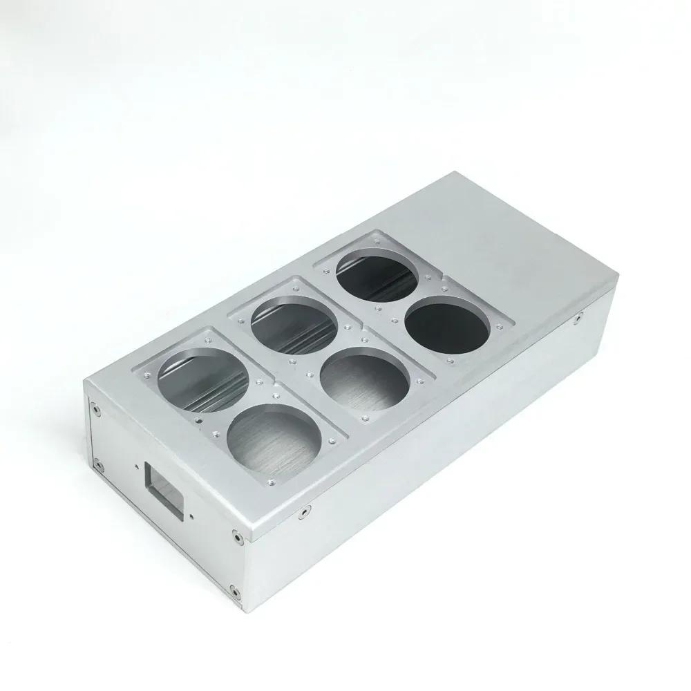 Full Aluminum HiFi US Power Case DIY Box HIFI EU Power Case European Standard Power Socket Chassis