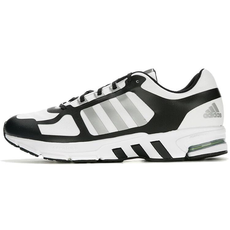 Adidas Equipment 10 Warm Retro Shock Absorbing Non-Slip Low Top Running Shoes Unisex Sneakers Black White EE9620