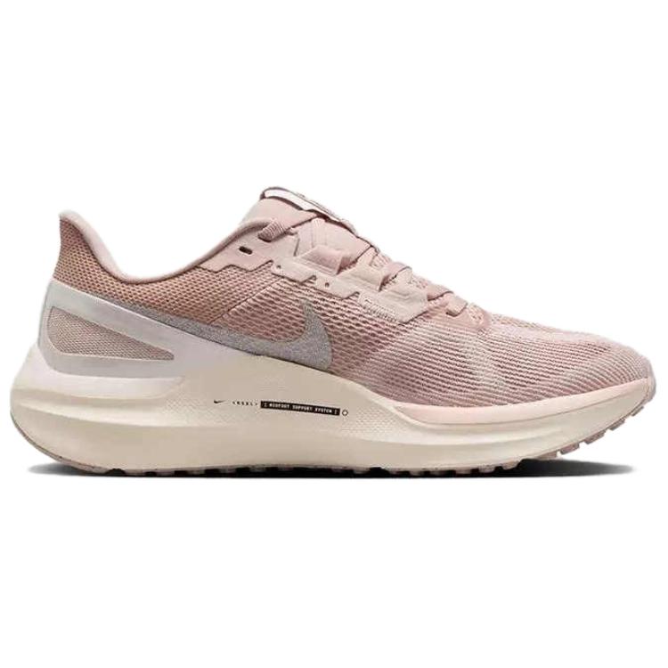 Nike Air Zoom Structure 25 Premium Pink Oxford Women Sneakers Pale-Ivory Platinum-Violet Anthracite HV5161-600