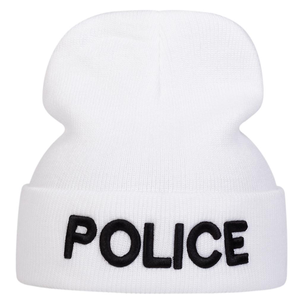 Winter Unisex Outdoor Warm Hat Fashion Letter Hip-hop Knitted Hats Cotton Beanies Cap Wool Caps