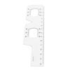 3Pcs Eye Measurement Ruler Distance Pupil PD Measuring Gauge 2 In 1 Ophthalmology Tool