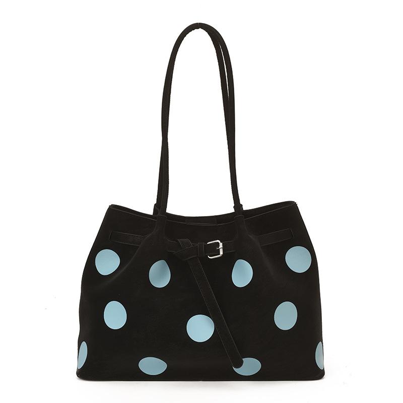 Dot-patterned Bag - Fashionable Single-shoulder Bag, Large Capacity Tote Bag, Crossbody Bag