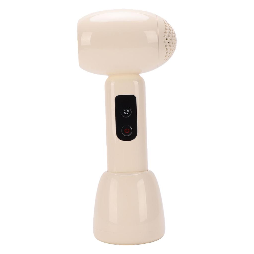 Cordless Hair Dryer Cold Hot Wind Quiet Battery Operated Rechargeable Portable Blow Dryer for Home Travel Light Yellow