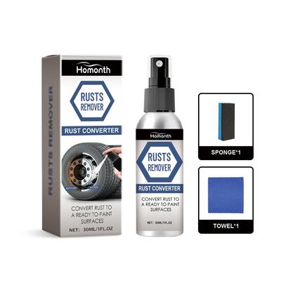 Homonth Car Tire Rust Remover Spray. Removes Dirt and Grime, Protects Against Dust, Rusts and Polishes Steel Wheels, Cleans Wheel Rims