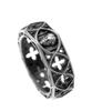 Vivus Jesus Busto Antique Silver Ring