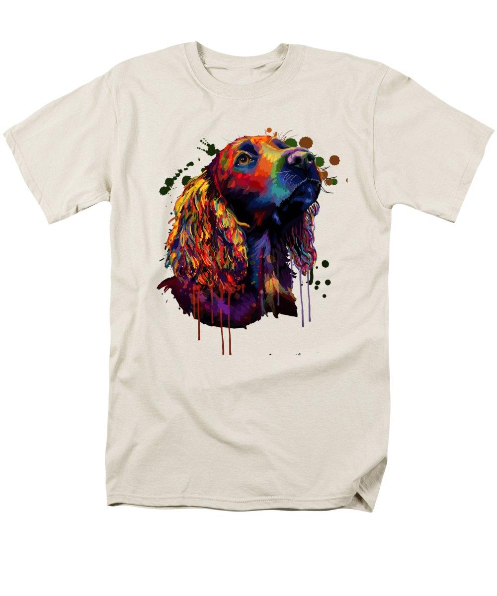 

Мужские хлопковые кокер-спаниели премиум-класса, подарочные футболки с принтом, забавная футболка в стиле Харадзюку из чесаного хлопка