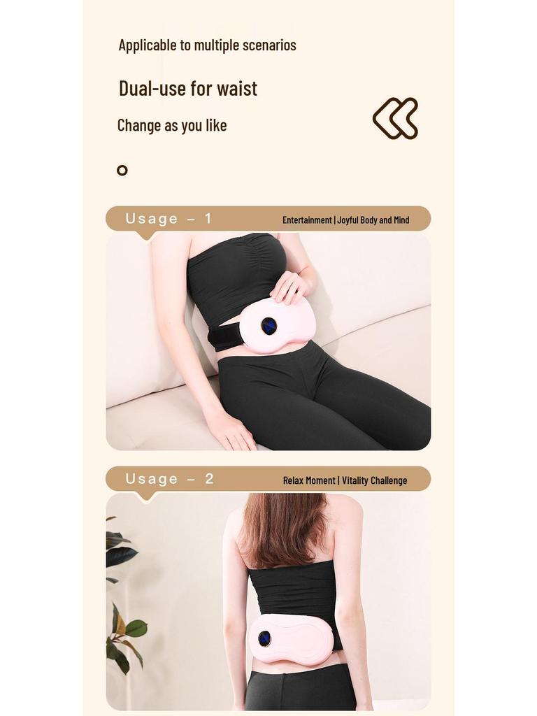 Cross-Border Fat Burning Massager: Weight Loss Heating & Shaking Waist Belt