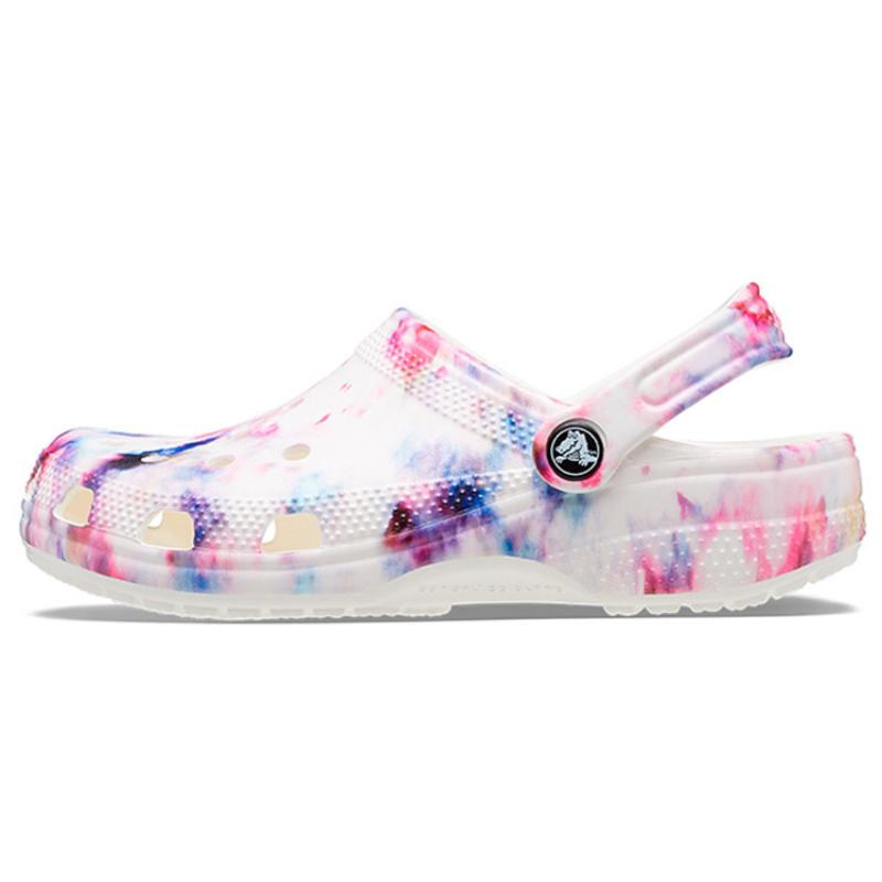 Crocs Classic Tie Dye Graphic Clog 'Garnet & Multi' Women's