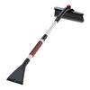Extendable & Detachable Snow Shovel Ice Scraper - All-in-One Windshield Cleaning Tool with Brush for Winter Car Maintenance