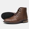 Bequeme Frühlings-Leder-Stiefeletten für Herren  Mode Herrenstiefel