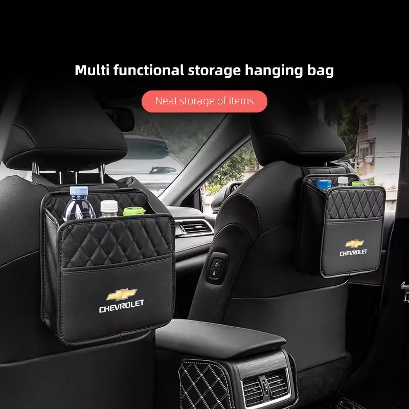 PU-Leder Auto-Rücksitz-Organizer Multifunktionale Aufbewahrungstasche Für Chevrolet Spark Captiva Cruze Malibu Equinox Trax Camaro Blazer