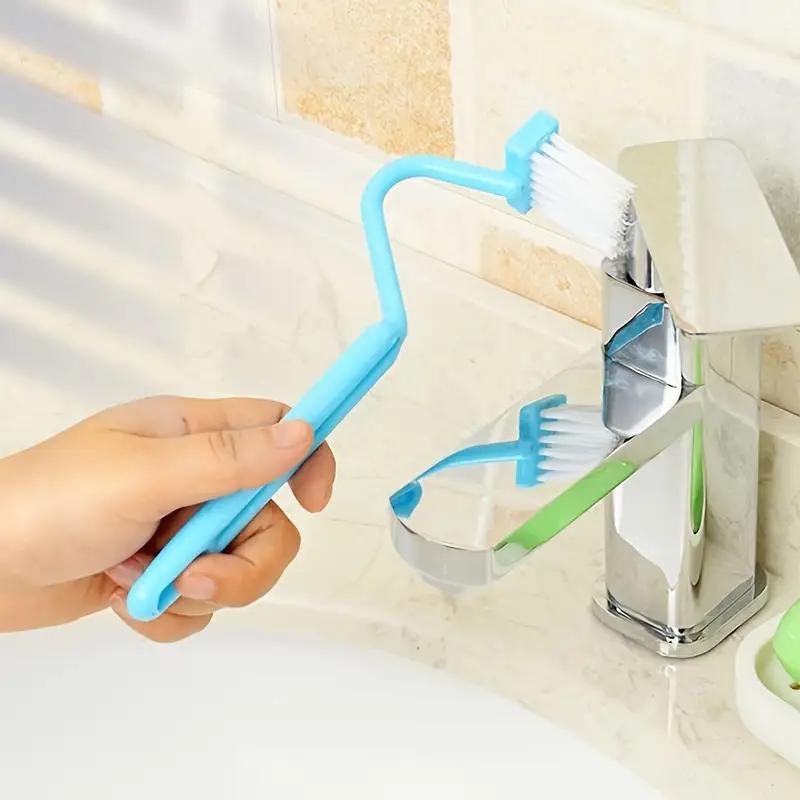 Bathroom V-shaped Toilet Brush Japanese Dead Corner Cleaning Brush Creative Toilet Brush Plastic Curved Brush Toilet Cleaning Brush