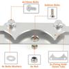 Optima D34 34/78 Aluminum Battery Trunk Mount Bracket for Car Modification