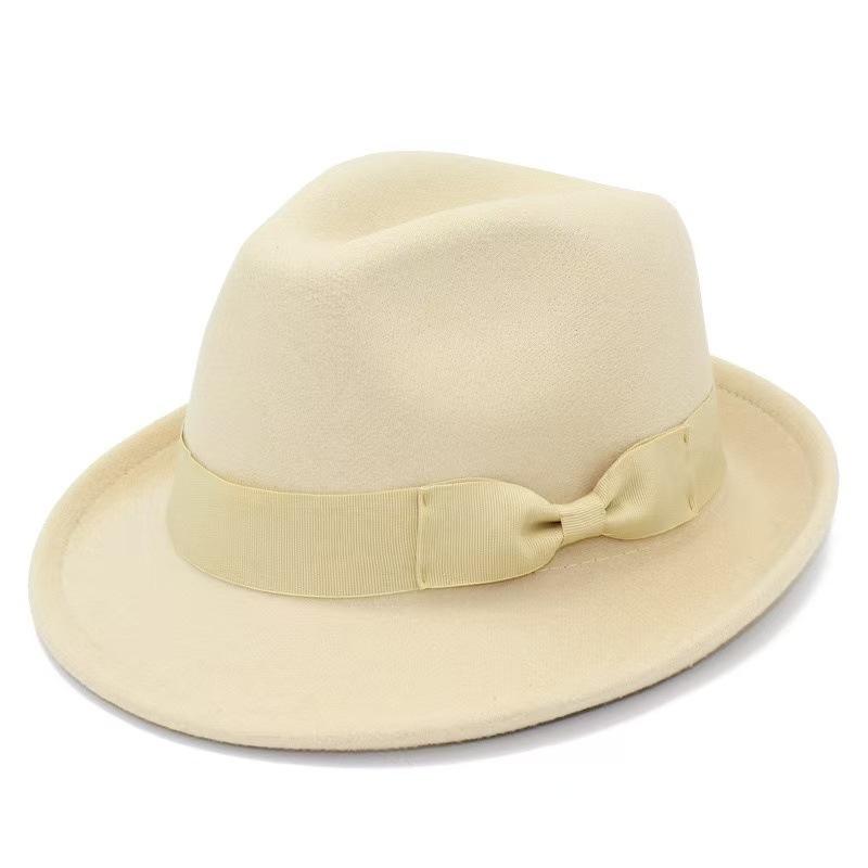 Popular European and American Fashion Versatile Top Hat British Style Jazz Hat Retro Felt Hat Top Hat