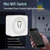 Mini Hidden Smart WiFi Switch with Voice & App Control for Concealed Installation