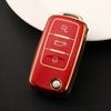 New Design TPU Car Key Case Cover Shell Fob For Volkswagen Polo Tiguan Passat B5 B6 B7 Golf 4 5 6 MK6 Jetta Lavida Skoda Octavia