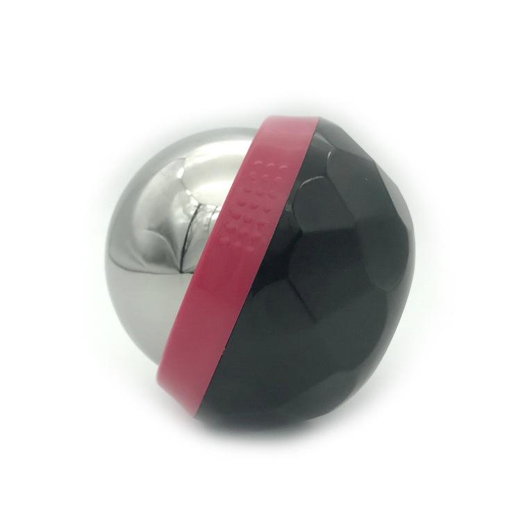 Diamond Edition Stainless Steel Massage Ball - Hot/Cold Therapy Handheld Roller for Muscle Relaxation, Yoga, Fitness (60mm)