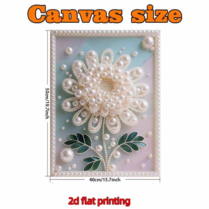 DIY Sady Diamond Art s motivem Perlového pampelišky 15,7x19,6 palce Sady Gem Art Diamond Painting bez rámu pro dospělé Nápad na dárek Dekorace na stěnu do domácnosti