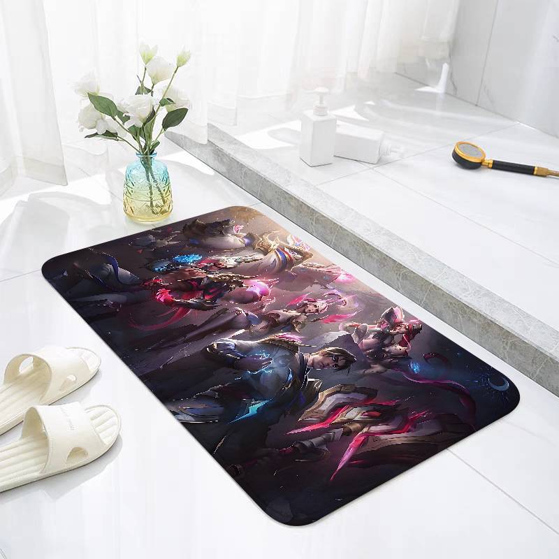 L-LoL-J-Jinx-Runaway Loli Floor Mat For Living Room Cushions Modern Soft Fluffy Home Rug For Children's Bedroom Play Carpet