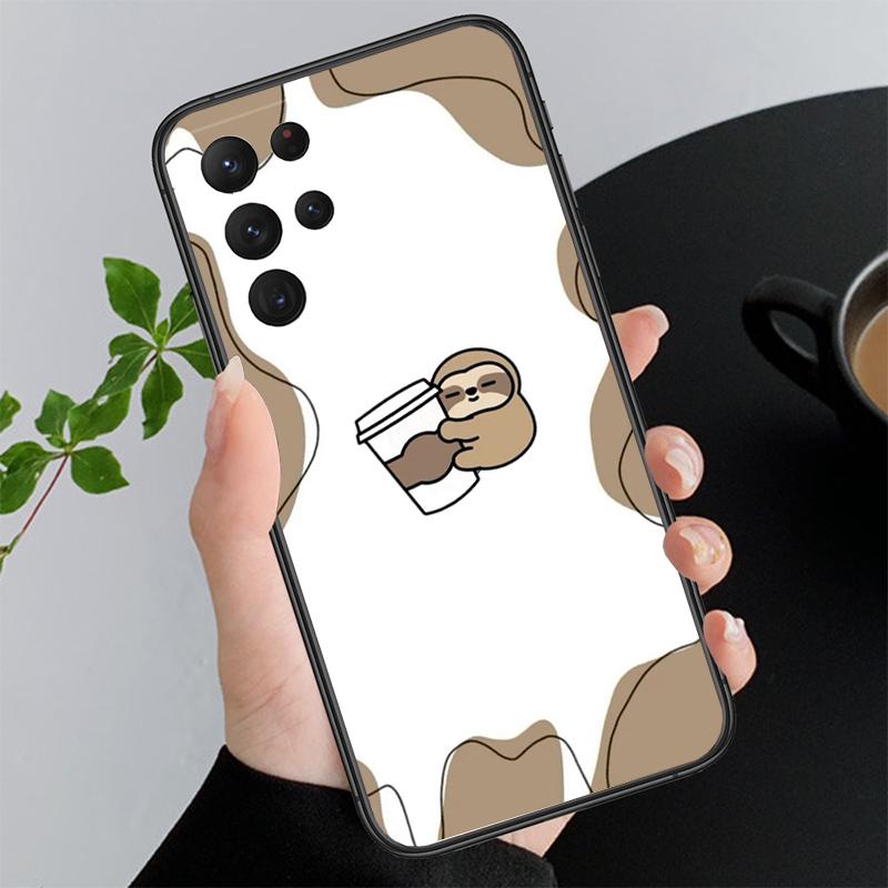 Phone Case For Samsung A17 A55 A16 A56 A35 A15 A53 A54 A33 A34 A25 A05S A52 A52S A07 A26 A06 Sloth