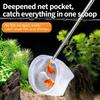 Fishing Landing Net Rustproof Corrosion Resistant Stainless Steel Fishing Net For Catchin Fish Shrimp Tank Aquarium Accessories