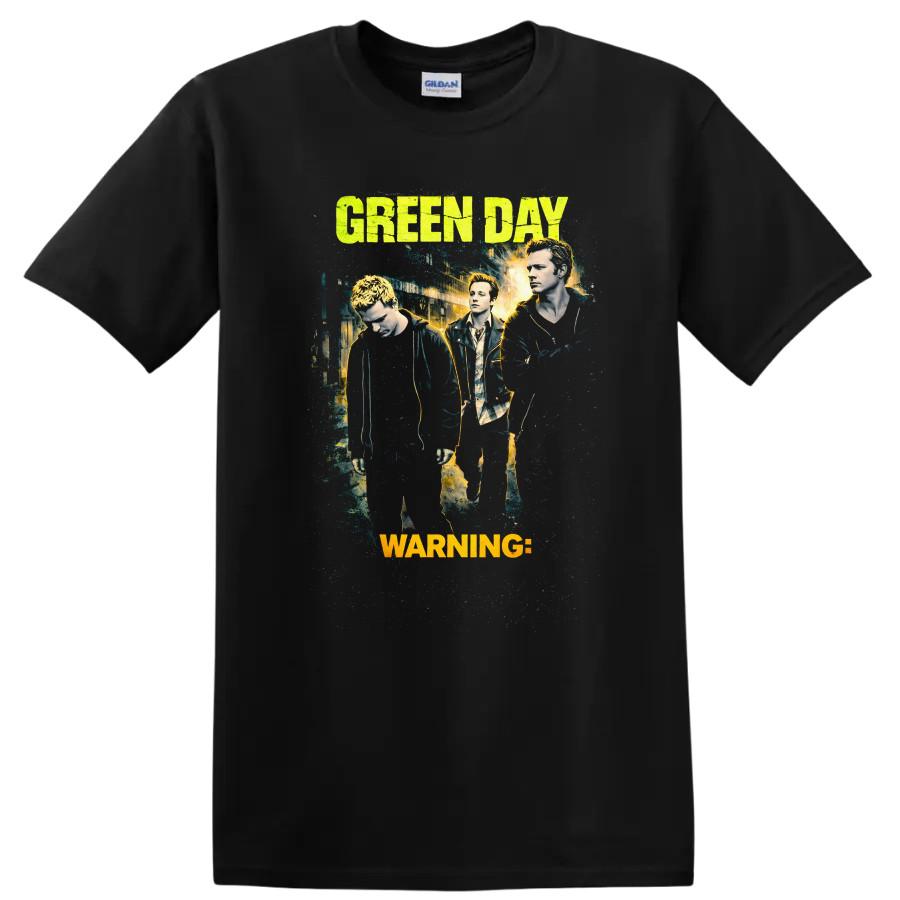 Vintage Classic Rock Album Cover Warnung T-Shirt Grafik-T-Shirt Kunstdesign