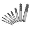 8pcs 212mm 4 Flutes Carbide End Mill Set Tungsten Steel Milling Cutter Tool Kit