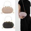 PU Leather Glittering Evening Bag Wedding Crossbody Handbag Purse for Parties