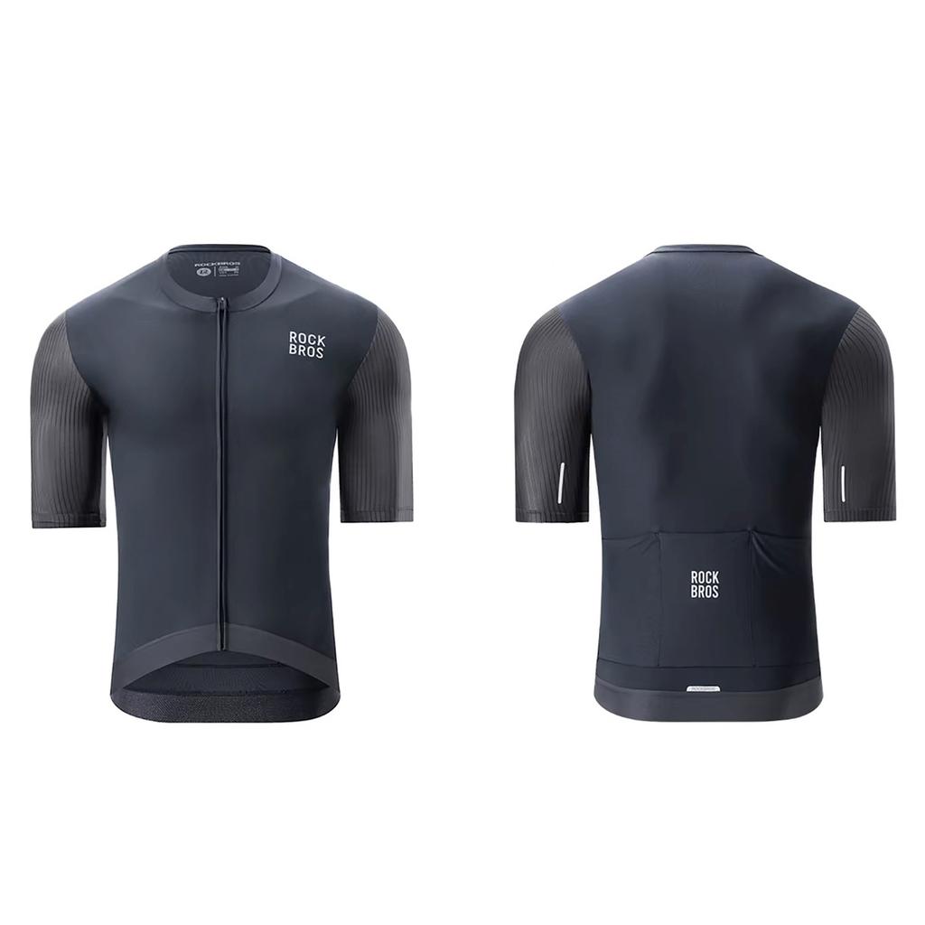 Koszulka Rowerowa Z Krótkim Rękawem Rozmiar Xxxl - Czarna