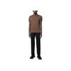 Emporio Armani SS23 Striped Color Block Logo Embroidered Short Sleeve Polo Shirt Men polo shirts Brown 3R1F72-1JTKZ-0440