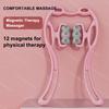 12 Magnetic Cervical Massager Neck Booster Hand-Held Physiotherapy Massage Roller Relax Muscles and Tendons Lengthen Leg Lines
