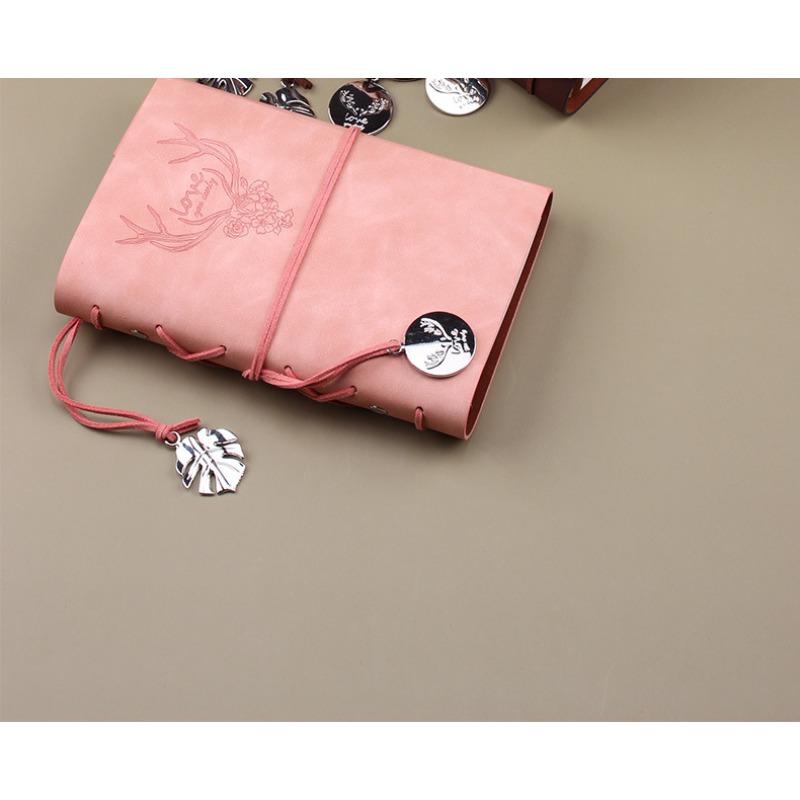 Notebook A6 Creative Retro Handbook Simple Loose Leaf Diary Small Fresh
