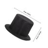 4Pcs Mini Snowman Hats Small Top Hat Decorative Cylinder Cap for Handmade Crafts Christmas Decoration Mini Snowman Hat